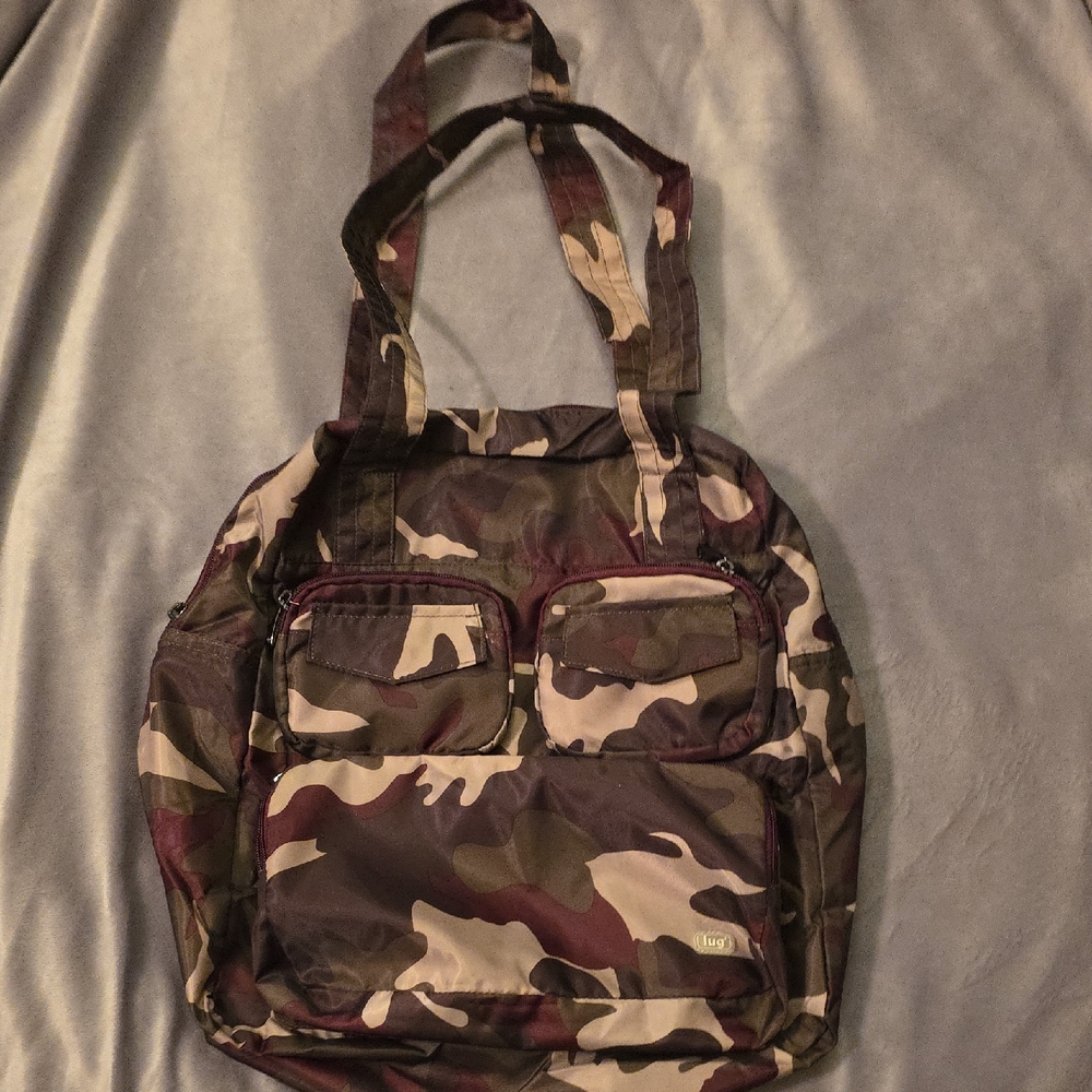 LUG Puddle Jumper Camouflage Nylon Packable Tote Bag